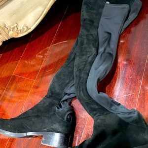 Tory Burch suede over the knee boots